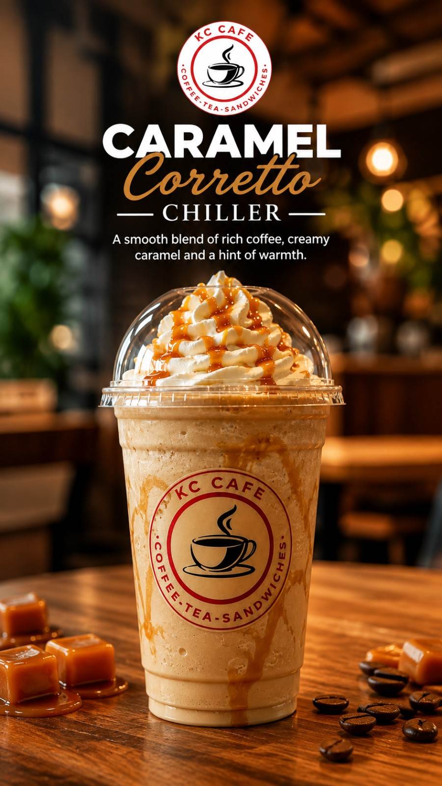 Caramel Coretto Chiller Blended in Brooklyn NY