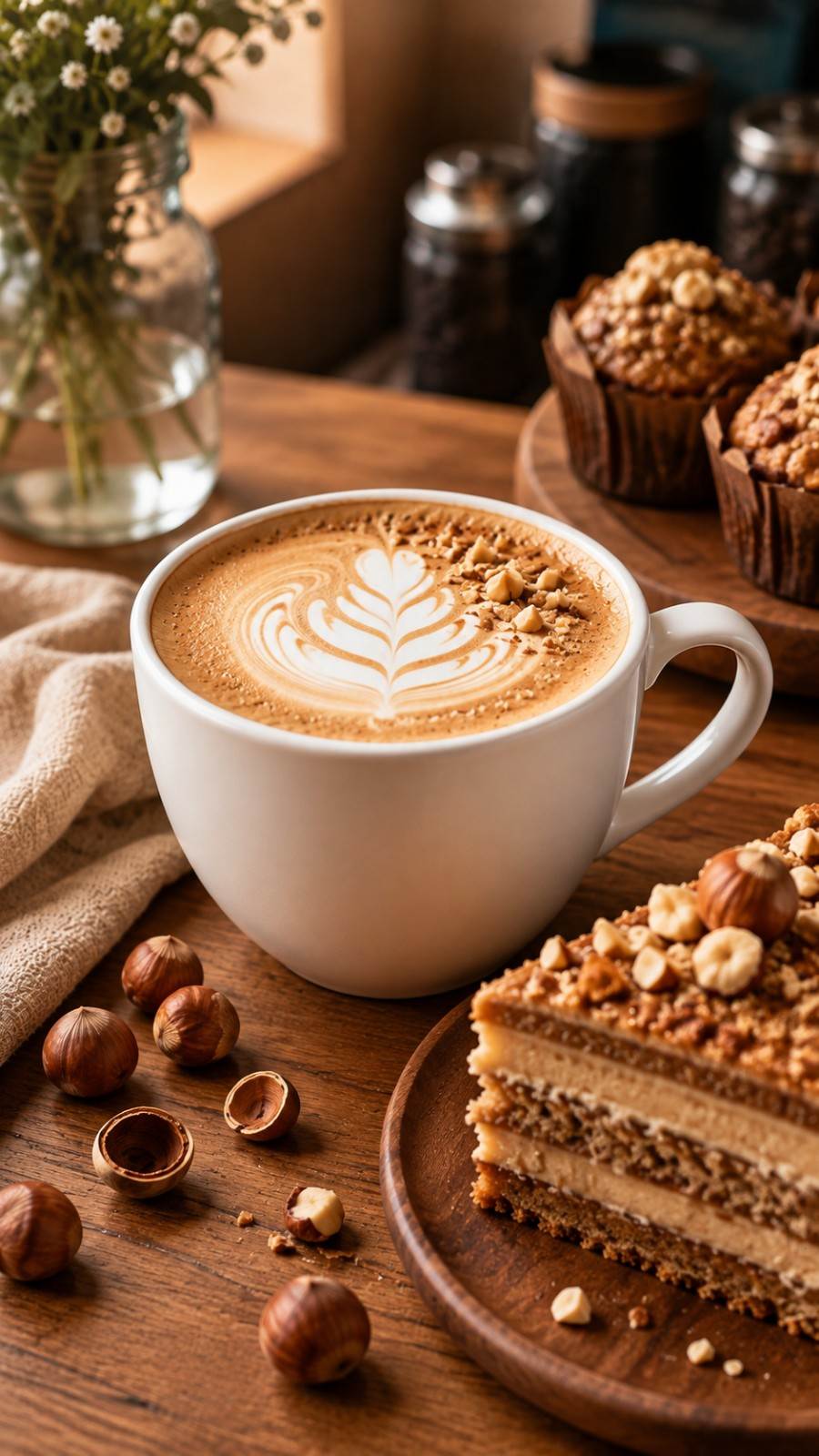 Hazelnut Latte in Brooklyn NY