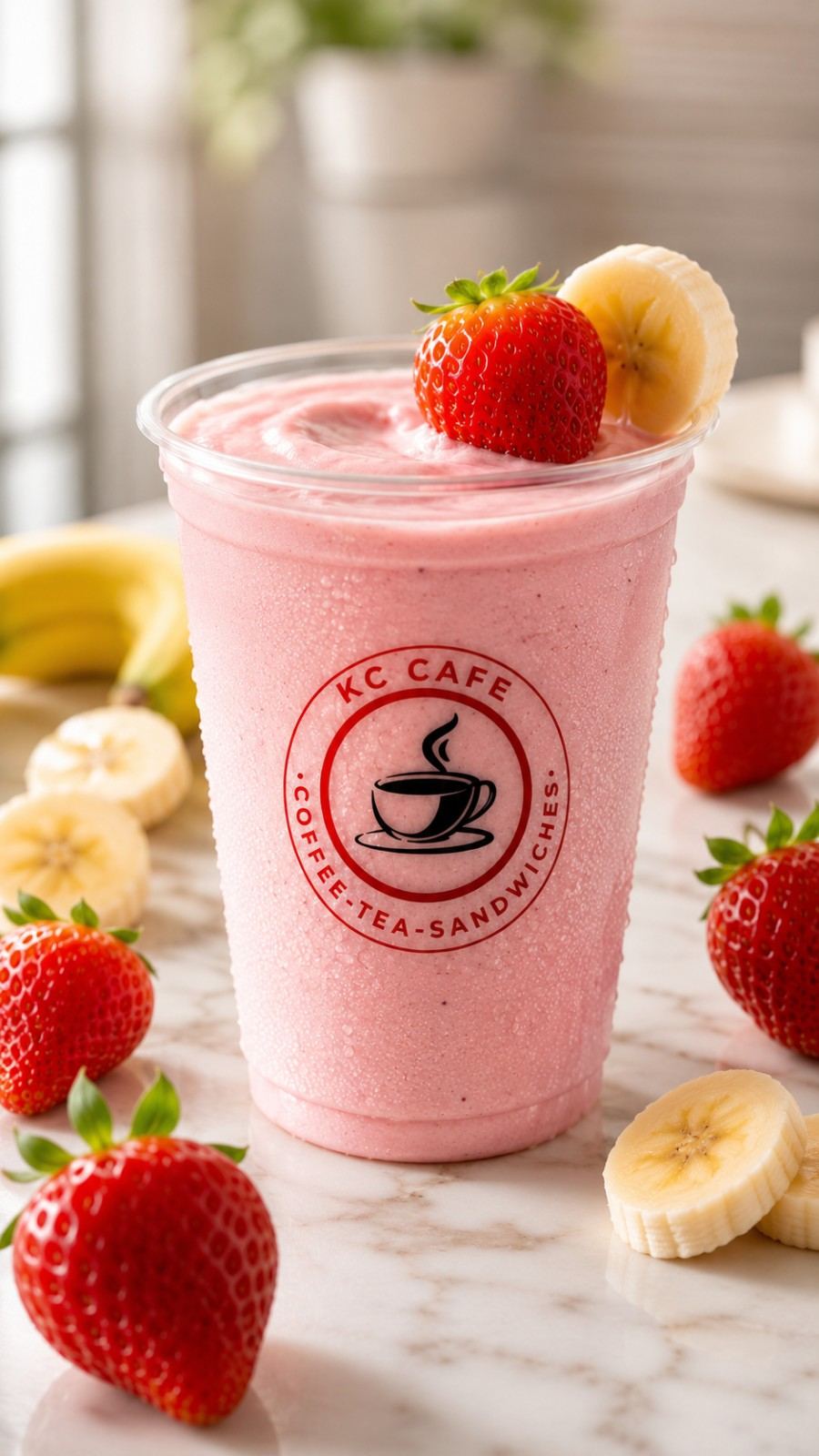 Strawberry Banana Smoothie in Brooklyn NY