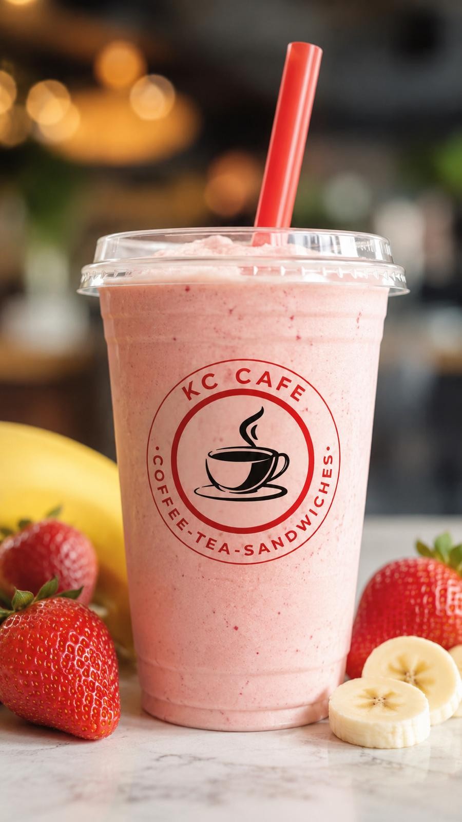 Strawberry Banana Shake in Brooklyn NY