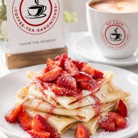 Strawberry Crepe in Brooklyn NY