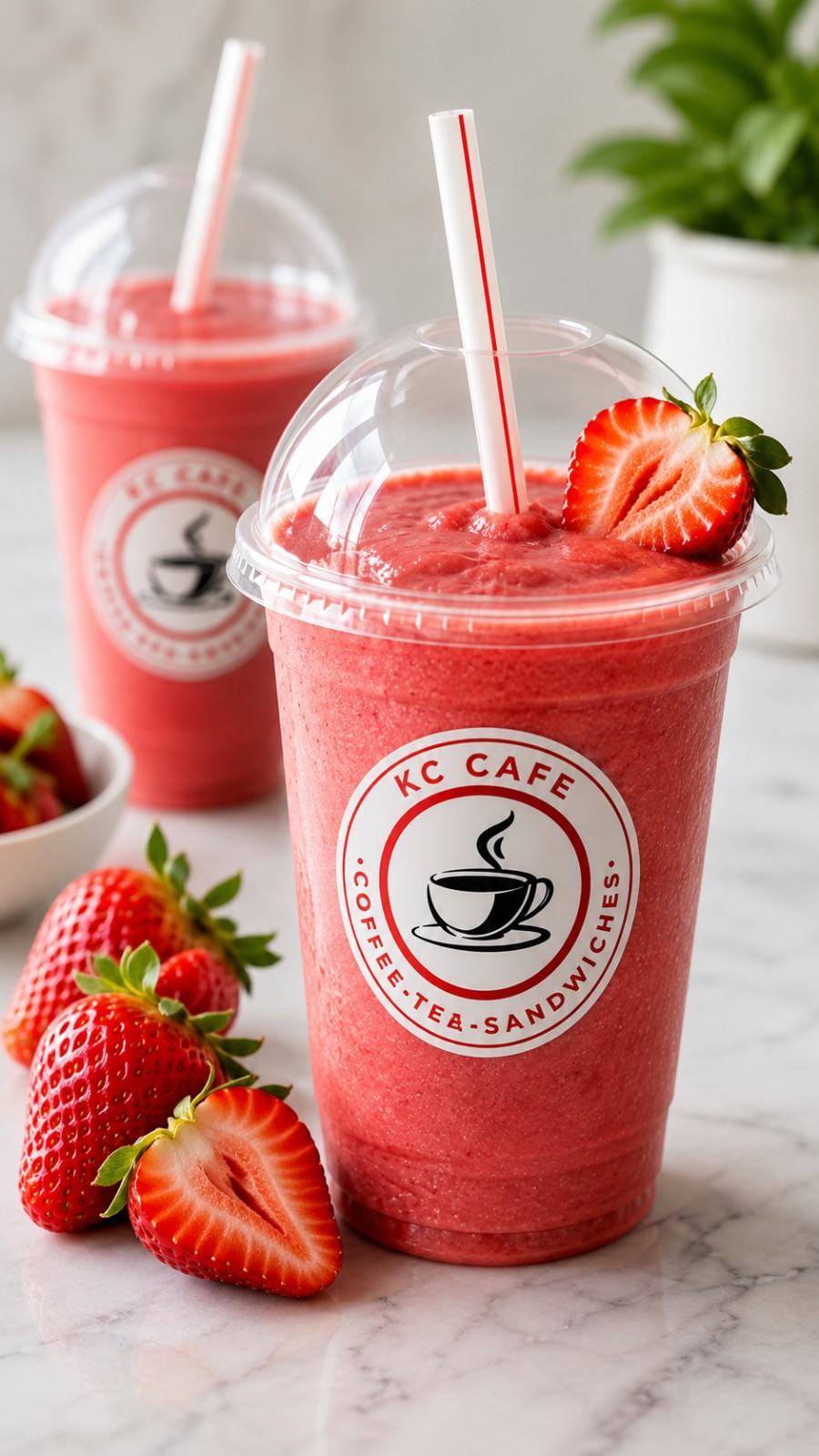 Strawberry Smoothie in Brooklyn NY