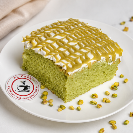 Tres Leches Pistachio Slice in Brooklyn NY